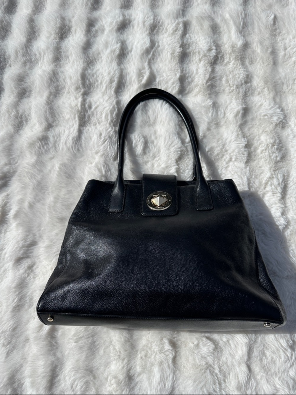 Kate spade black leather tote - Picture 9 of 15